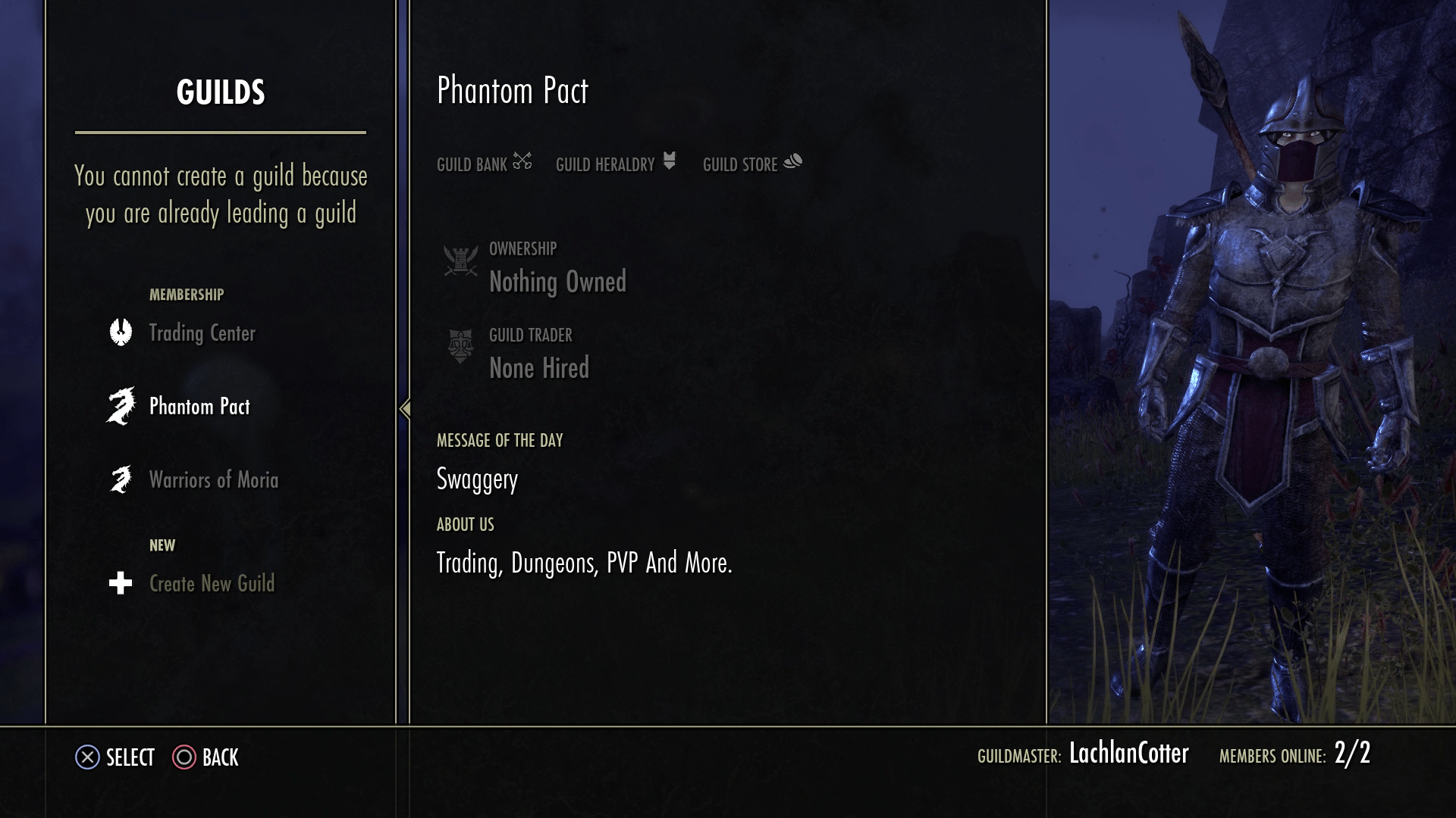 Elder scrolls online trading system