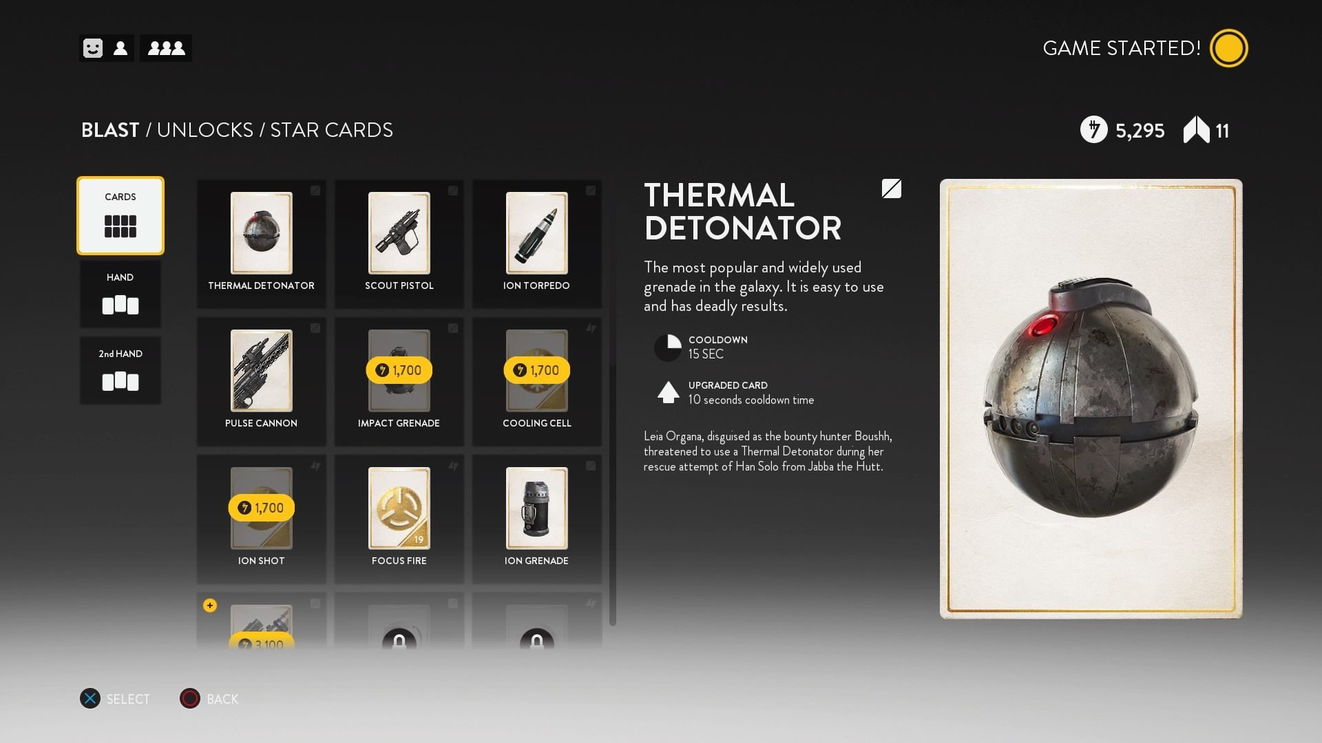 Spend your credits wisely.